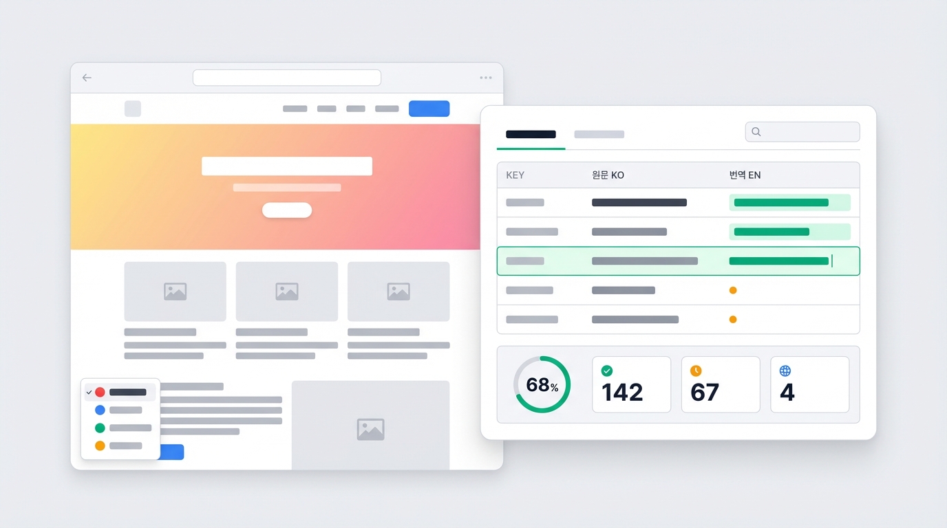 홈페이지 현지화